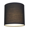 Abażur Cylinder E27 H25 Tkanina Grafitowa A0569
