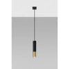 Lampa wisząca LOOPEZ 1 SL.0952 czarny/złoty 1xGU10