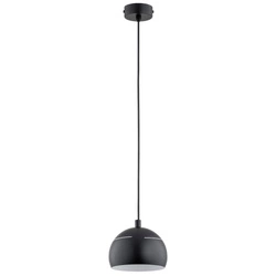 Lampa wisząca ALFA PLUS CZARNA 1xE14 15cm | 61168