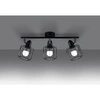Lampa sufitowa BELUCI 3, czarny/chrom, 3x40W E14, SL.1116