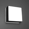 Plafon Sollux HORUS 25 PVC Stal Czarny 15W LED,  SL.0142 szer 25cm