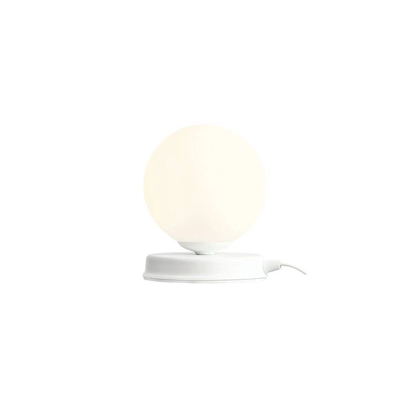 Aldex Lampka biurkowa BALL 1076B_S, 14 cm, biała, 1x40W E14
