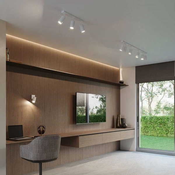 Plafon RING 2 punktowy Stal kolor biały 12W LED, SL.0088