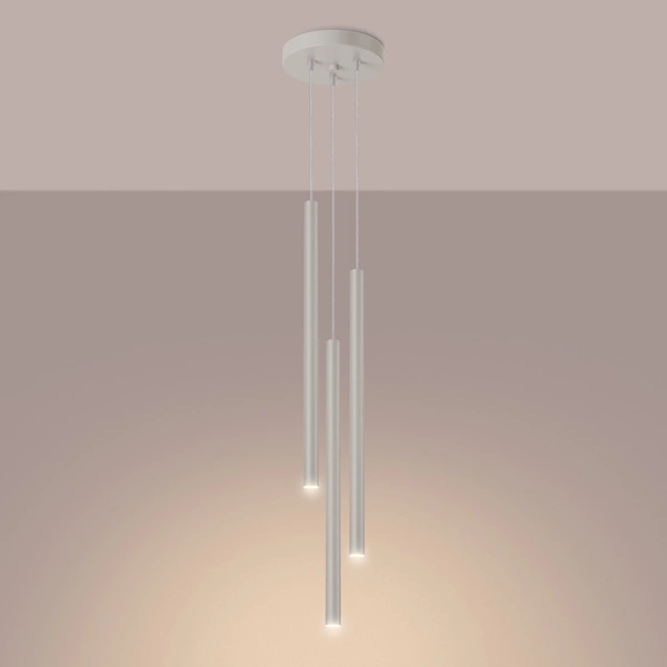 Lampa wisząca PASTELO 3P beżowa