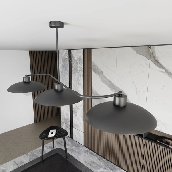 Lampa sufitowa Emibig FOSTER 3 Czarny 1353/3