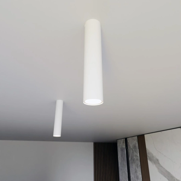 Lampa sufitowa Emibig TECNO 1M Biały oprawa oświetleniowa 1317/1M