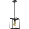 Lampa wisząca Napoli 1xE27 czarna LP-4146/1P-BL