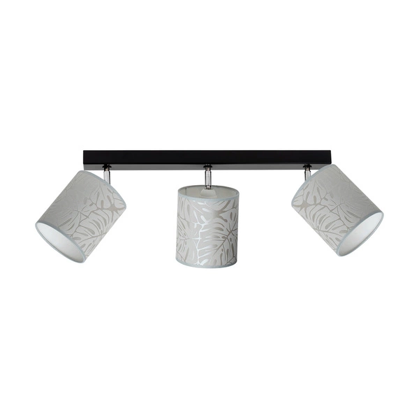 Lampa Sufitowa Mateo 3xE27 Max.25W Czarny Metal/Beżowa Tapeta 87800304