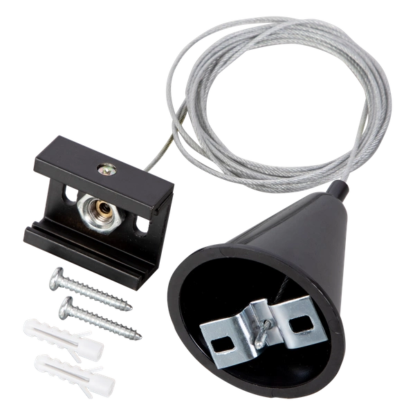 Zawiesie Prowadnica Track Czarny 3-Obwodowy