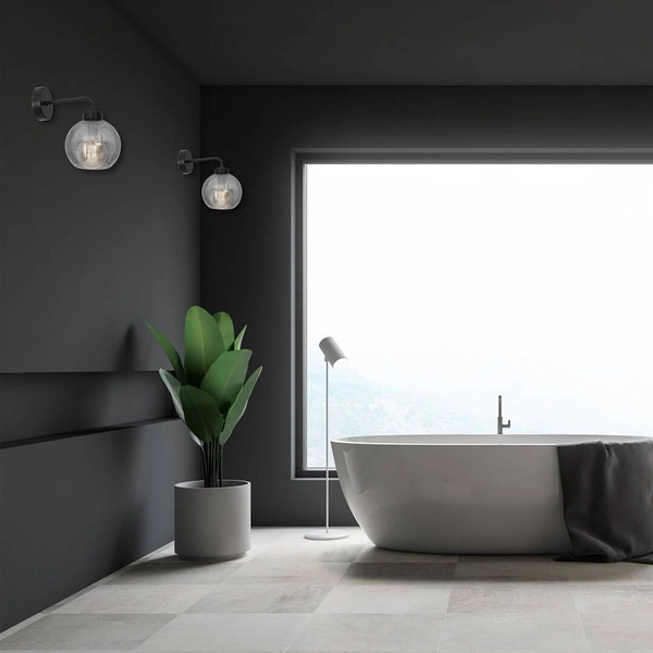 Nowoczesna lampa ścienna kinkiet SOFIA SMOKED MLP6571