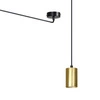 Lampa wisząca Emibig TRAKER 1 BL/GOLD 526/1