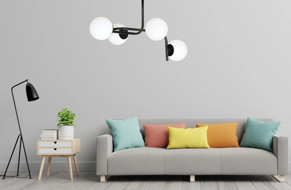 Lampa sufitowa Emibig KALF 4A Czarny 1030/4A