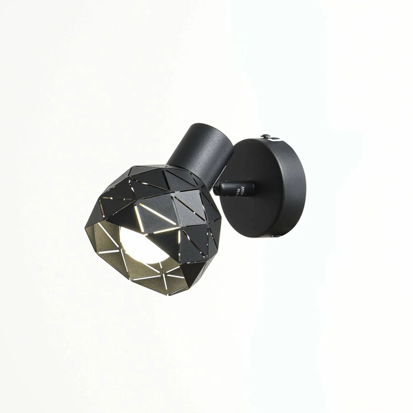 Nowoczesny kinkiet REUS czarny