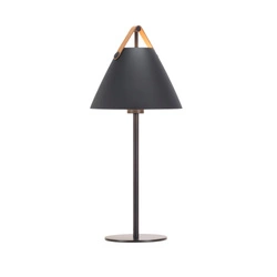 Lampa stołowa STRAP E27 40W Metal | Czarny
