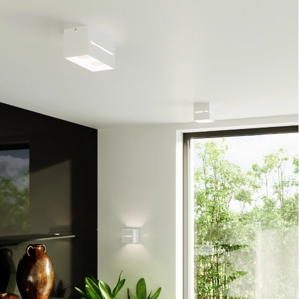 Nowoczesny plafon LOBO SL.0209 Biały 1xG9