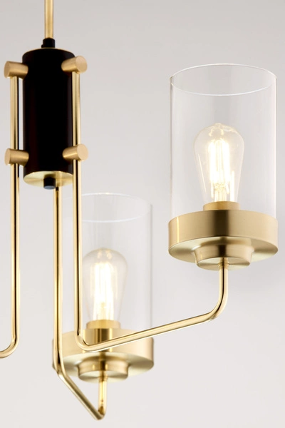 Lampa sufitowa RAMIREZ wys. 64cm 3xE27 15W IP20 | złoty połysk