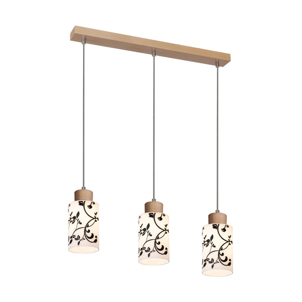 Klosz E27 Biało-Czarne Szkło G0758