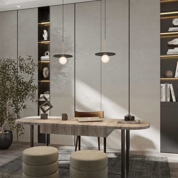 Lampa Wisząca Bilo III 1xG9 czarny PL0136-BK