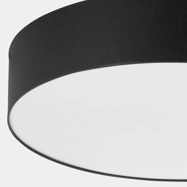 Nowoczesna lampa sufitowa 61cm czarna RONDO 1587 1587