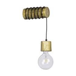 Trabo Pino Kinkiet 1xE27 Max.25W Sosna Bejcowana/Czarny 69379151