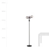 Lampa podłogowa Emibig NOVA LP3 Czarny/GRAFIT 1140/LP3