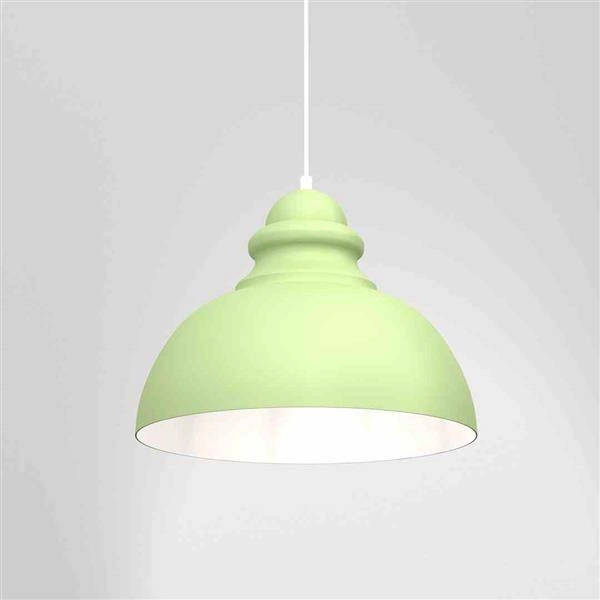 Lampa wisząca CORIN, zielona, 1x60W E27, MLP7983