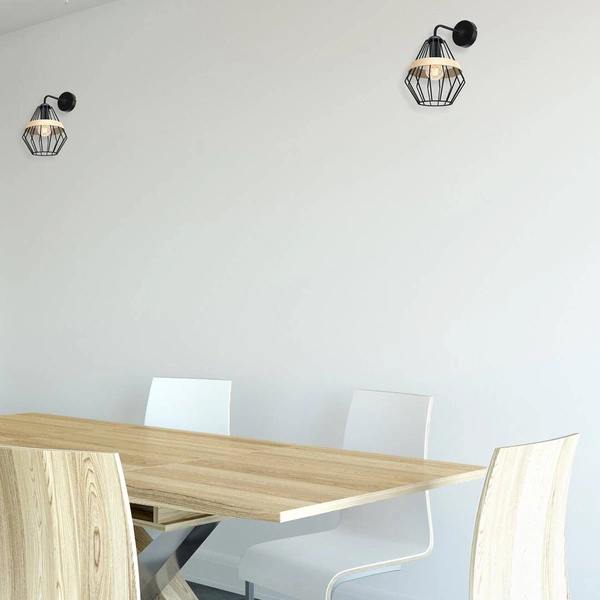 Kinkiet INDUSTRIALNY CLIFF BLACK 1xE27 MLP5523