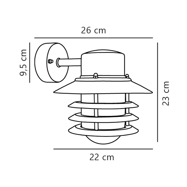 Kinkiet VEJE E27 60W Metal | Czarny