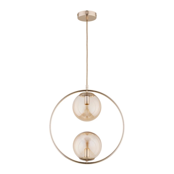 Lampa wisząca ALFA ADINO 54 ZŁOTA 2xE14 39cm | 62436