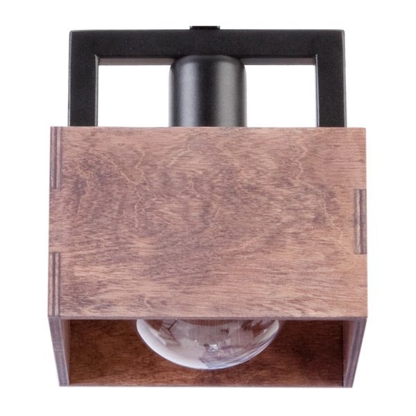 Nowoczesna lampa sufitowa DAKOTA 1 PLAFON brązowy 31744