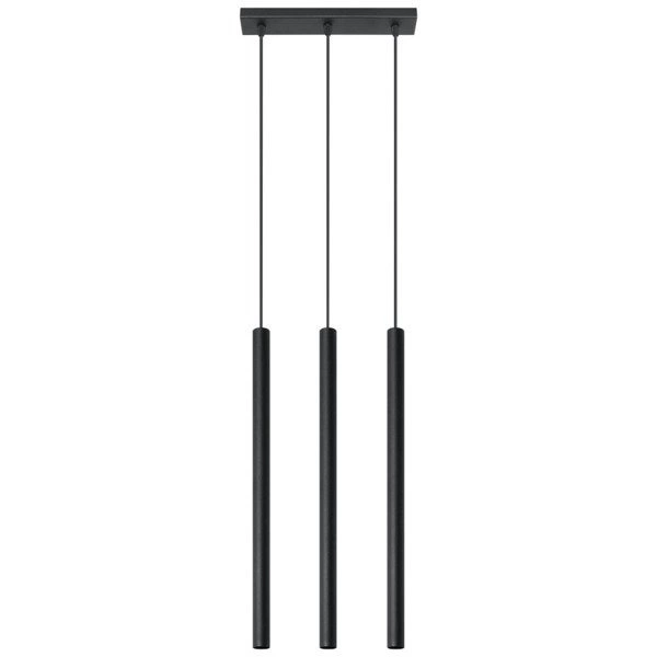Lampa Wisząca PASTELO 3 Czarna Stal, SL.0470