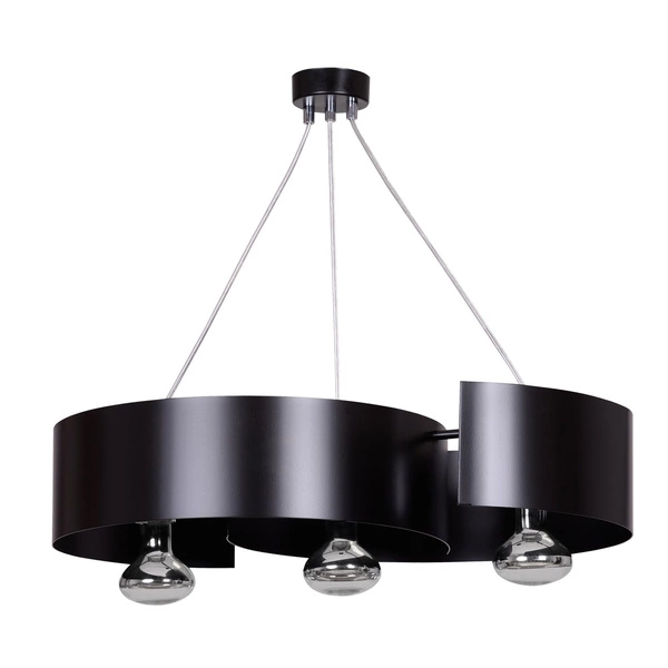 Lampa wisząca Emibig VIXON 3 Czarny 284/3
