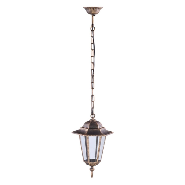 Lampa ogrodowa wisząca K-5009H CZARNY/ZŁOTY z serii STANDARD