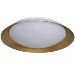 Plafon LED 31W Okrągły Biało Złoty 3 Barwy Świecenia CCT Abruzzo Costa 50cm
