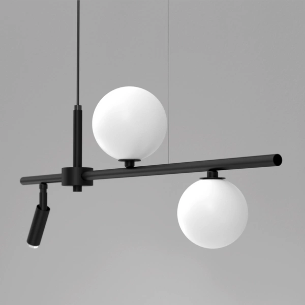 Lampa wisząca SIRIO, MLP8407, czarny/biały, 3x25W G9