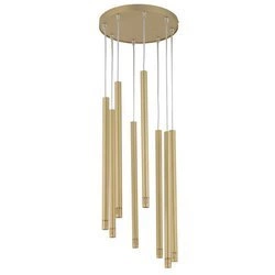 Nowoczesna lampa wisząca SOPEL LASER 8 złoty 33233