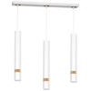 Lampa wisząca JOKER, MLP6302, biały/drewno, 3x8W GU10