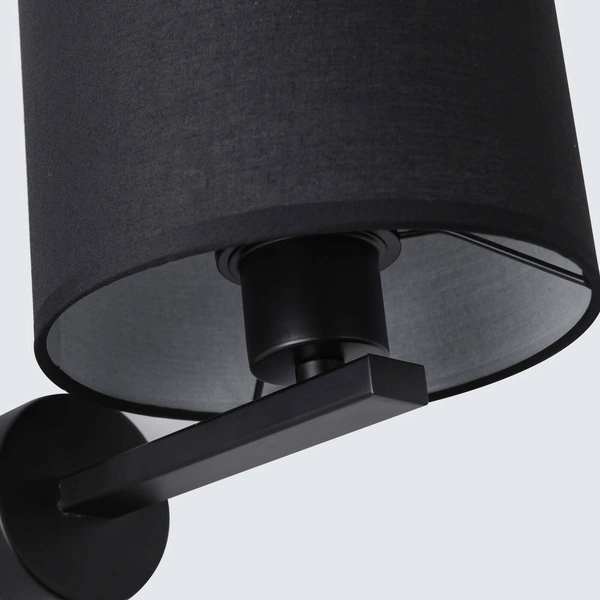 Nowoczesny kinkiet CECINA czarny