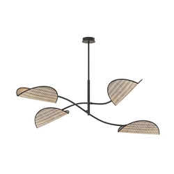 Lampa sufitowa Emibig LOTUS 4 BL NATURAL 1463/4