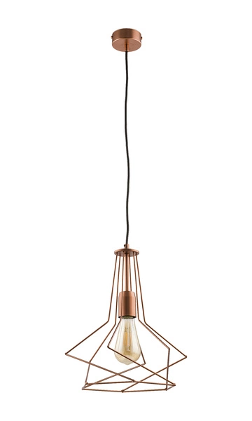 Nowoczesna Lampa wisząca ORO wys. 70cm 1xE27 15W IP20 | Miedziany
