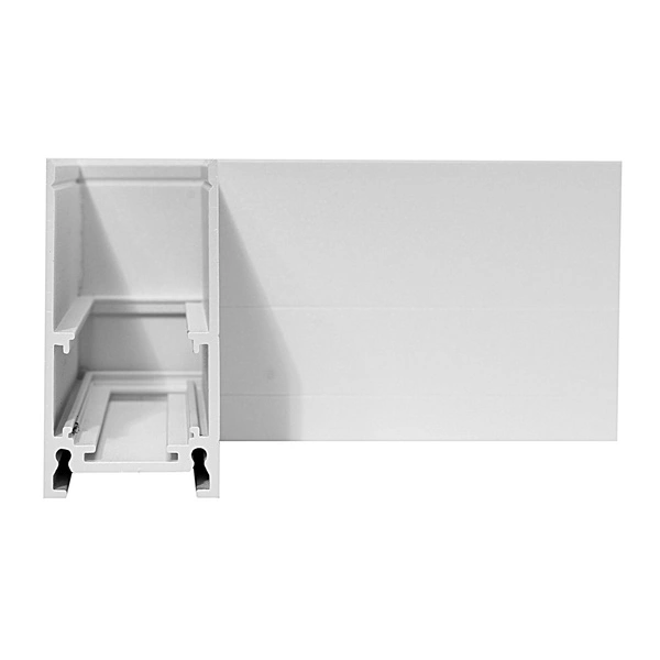 Łącznik kątowy do szyn magnetycznych natynkowych 48V | biały