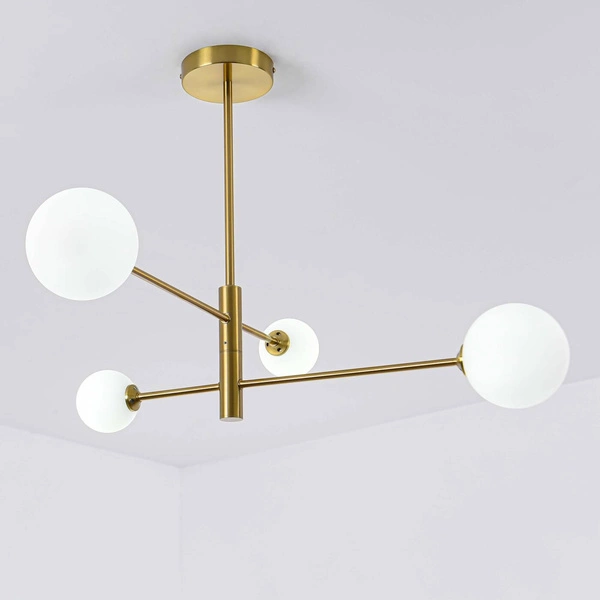 Nowoczesna lampa sufitowa wisząca DORADO 4 miedź