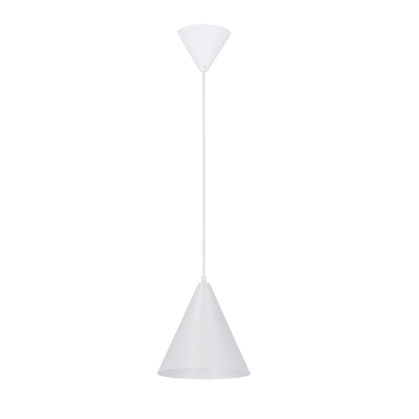 Lampa wisząca VOSS LEDEA, 50101178, biała, 1x40W E27