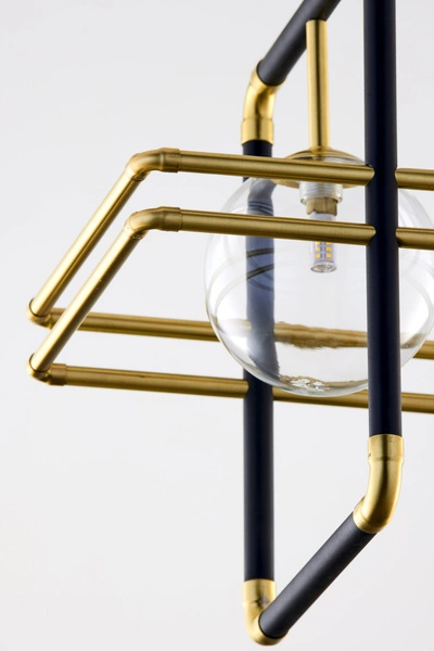 Nowoczesna Lampa wisząca FIORI wys. 115cm 1xG9 14W IP20 | Złoty