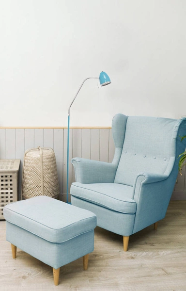 Lampa podłogowa K-MT-201 TURKUSOWY z serii KAJTEK I