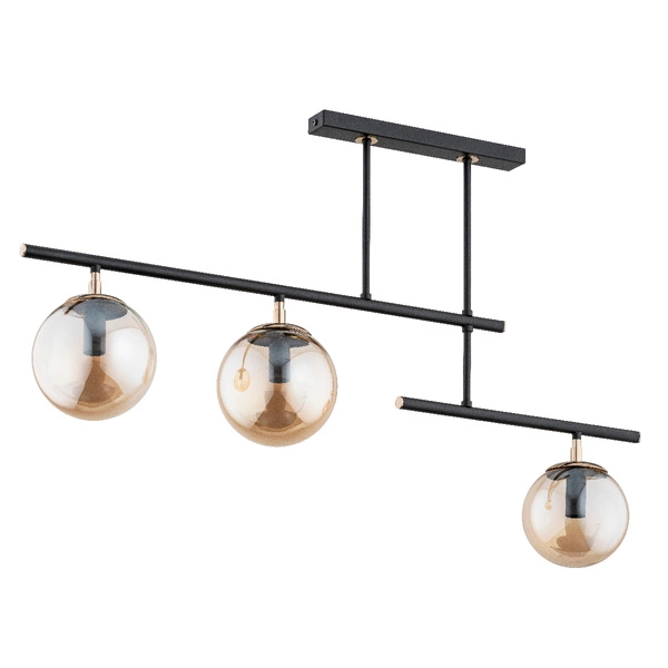 Lampa sufitowa ALFA NOSCA CZARNA 3xE14 15cm | 63032