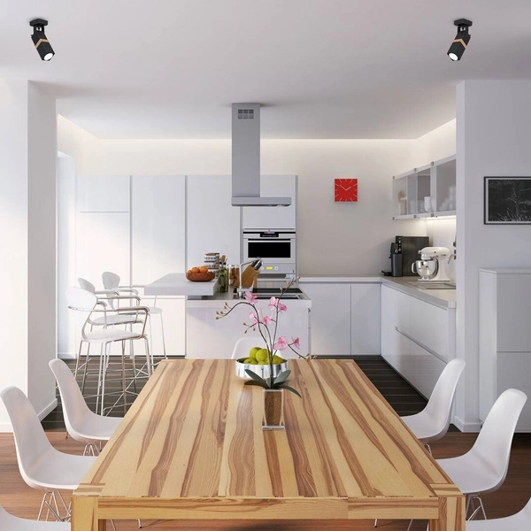 Kinkiet nowoczesny reflektorek spot VIDAR czarny