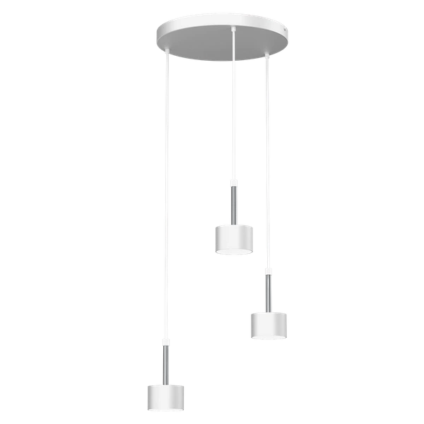 Lampa wisząca ARENA, MLP7780, biały/srebrny, 3x11W GX53