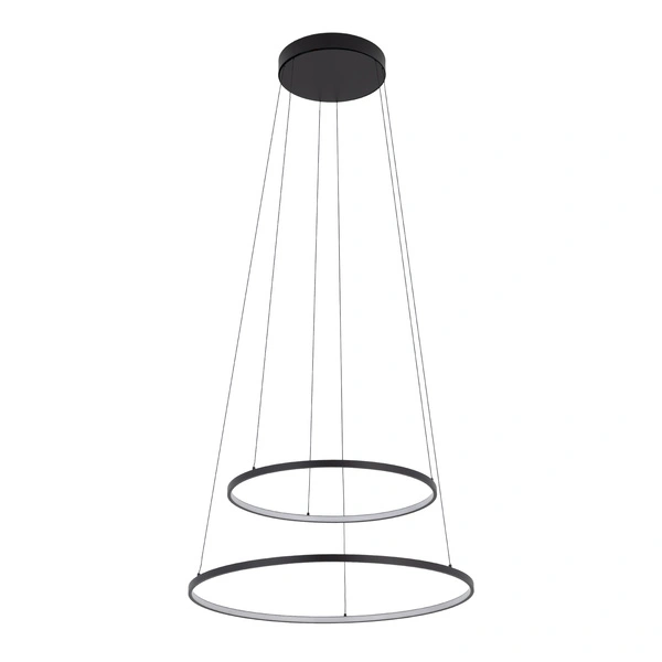 Lampa wisząca CIRCOLO POWER LED 11647 3000K 67W 3700lm wys.149cm | czarny