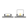 Profil LED P4-3 200cm szer. 13mm | do osłonek C1/C11 | biały
